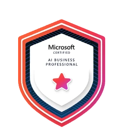 Badge: Microsoft Certified: AI Business Professional (AB-730)